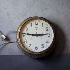 Smiths Sectric metal framed Industrial wall clock,