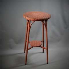 Lloyd Loom table with circular top