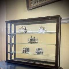 Mahogany chemists shop display cabinet