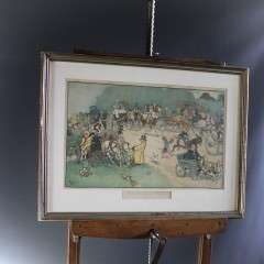 Pair of Celcil Aldin Bluemarket prints