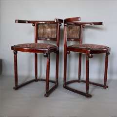 Bentwood Cabaret Fledermaus Chairs by Josef Hoffmann