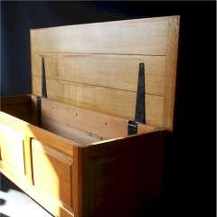 Reynold of Ludlow Oak Cotswold school blanket box, Heals
