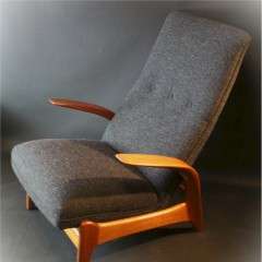 Mid Century Rock 'N' Rest Teak Armchair By Gimson & Slater