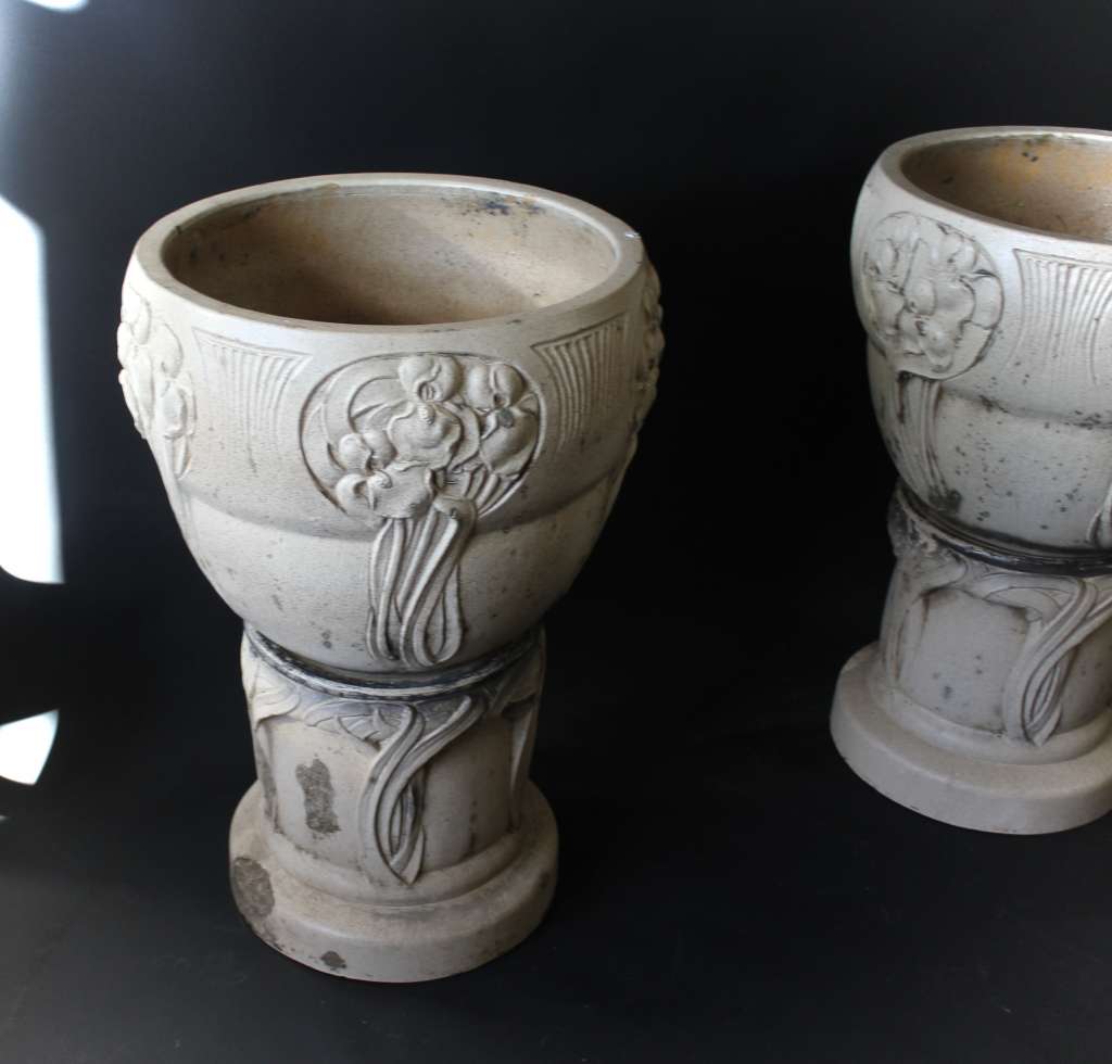 Pair of Arts and Crafts Jardinieres by LefCo