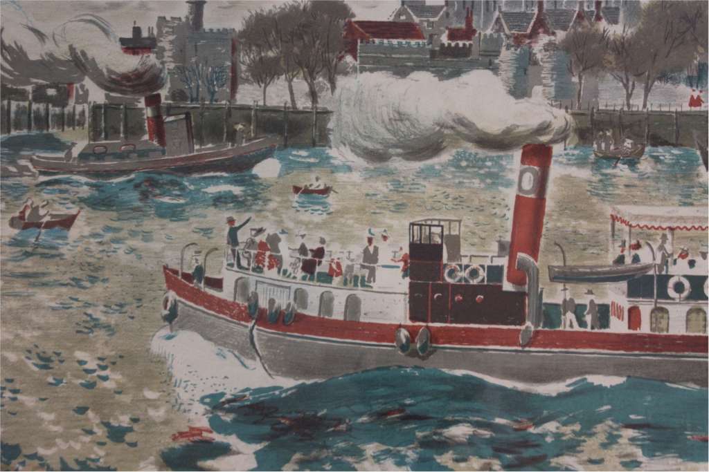 Edwin La Dell (1914-1970) the Tower of London for Baynard Press