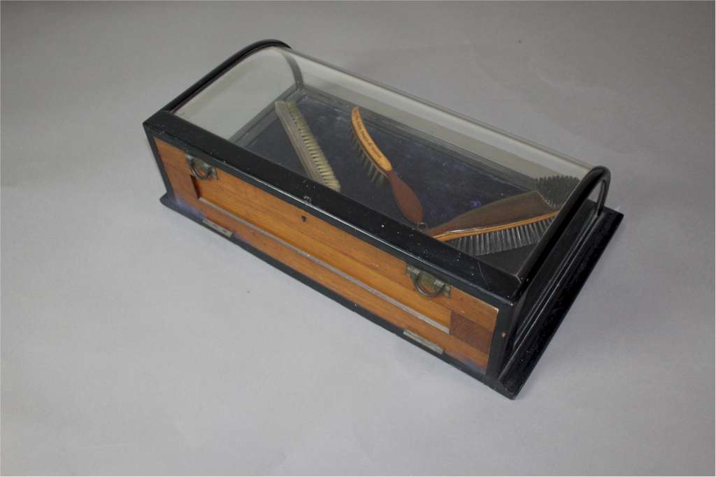 Victorian table top shop display with domed glass LATEST