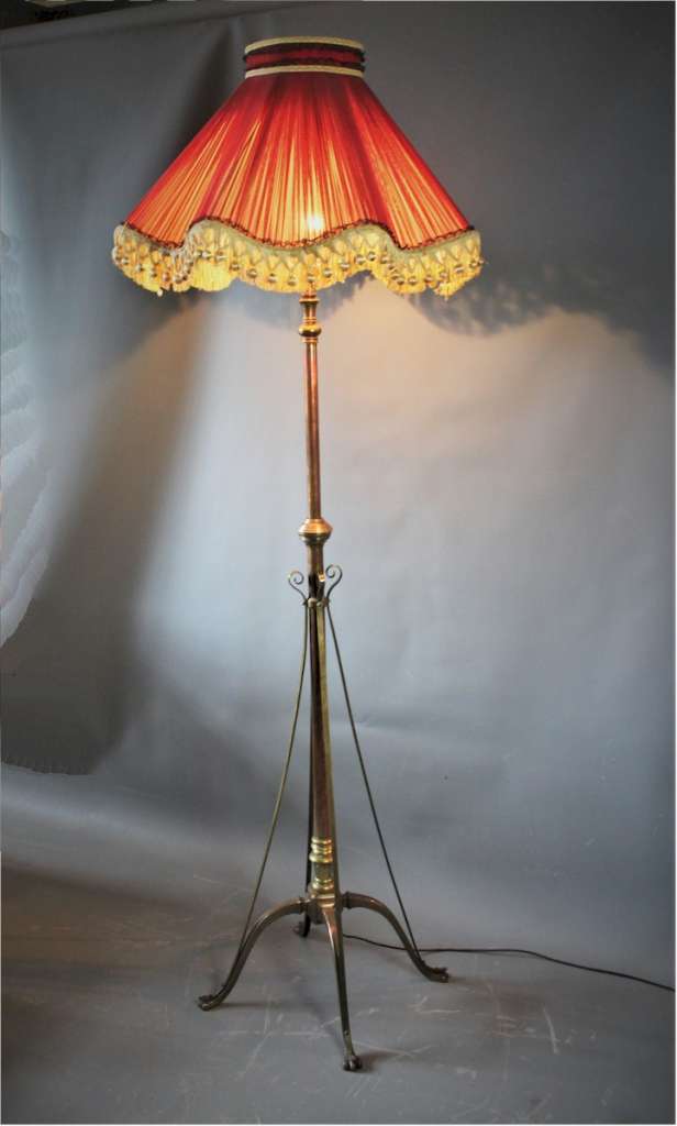 W.A.S Benson floor lamp.