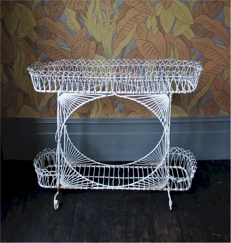 Victorian wirework planter